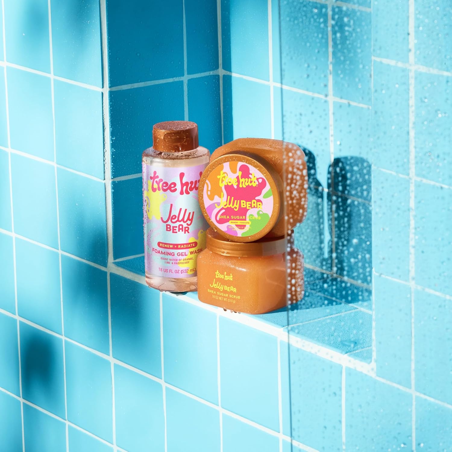 Tree Hut Jelly Bear Body Wash – Fun Birthday Gift for Women and Teen Girls, Hydrating Shea Butter Shower Gel Self Care Set
