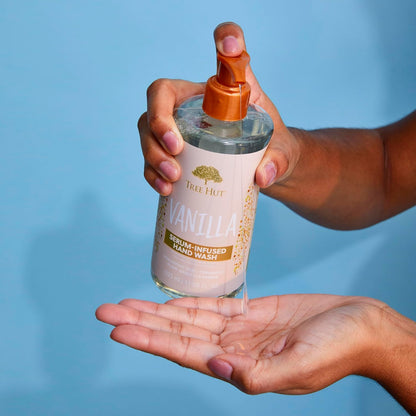 Tree Hut Vanilla Hand Wash – Self-Care Wind-Down Essential for Powder Room, Vegan Hyaluronic Acid Wash for Soft Hands