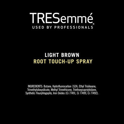 TRESemmé Root Touch-Up Spray – Clean Beauty Self-Care Ritual for Colored Hair, Ammonia-Free Light Brown 2.5 oz