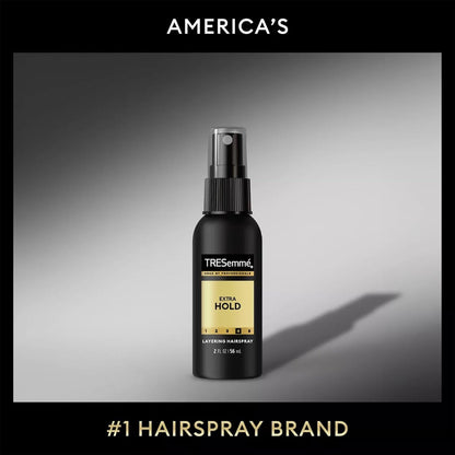 TRESemmé Travel Hairspray 6-Pack – Non-Aerosol Pump Spray for Camping, Patio, and Outdoor Weddings, 2 Oz Extra Hold