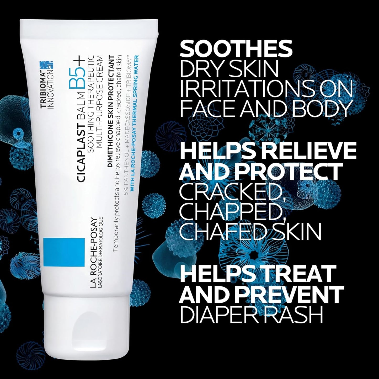 tribioma complex to reinforce the skin's natural moisture barrier