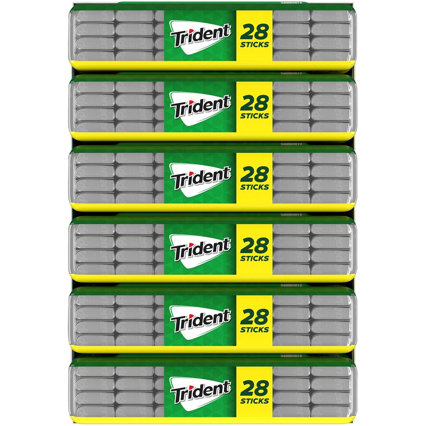 Trident Spearmint Sugar-Free Chewing Gum – Daily Oral Care Ritual with Xylitol for Cavity Protection