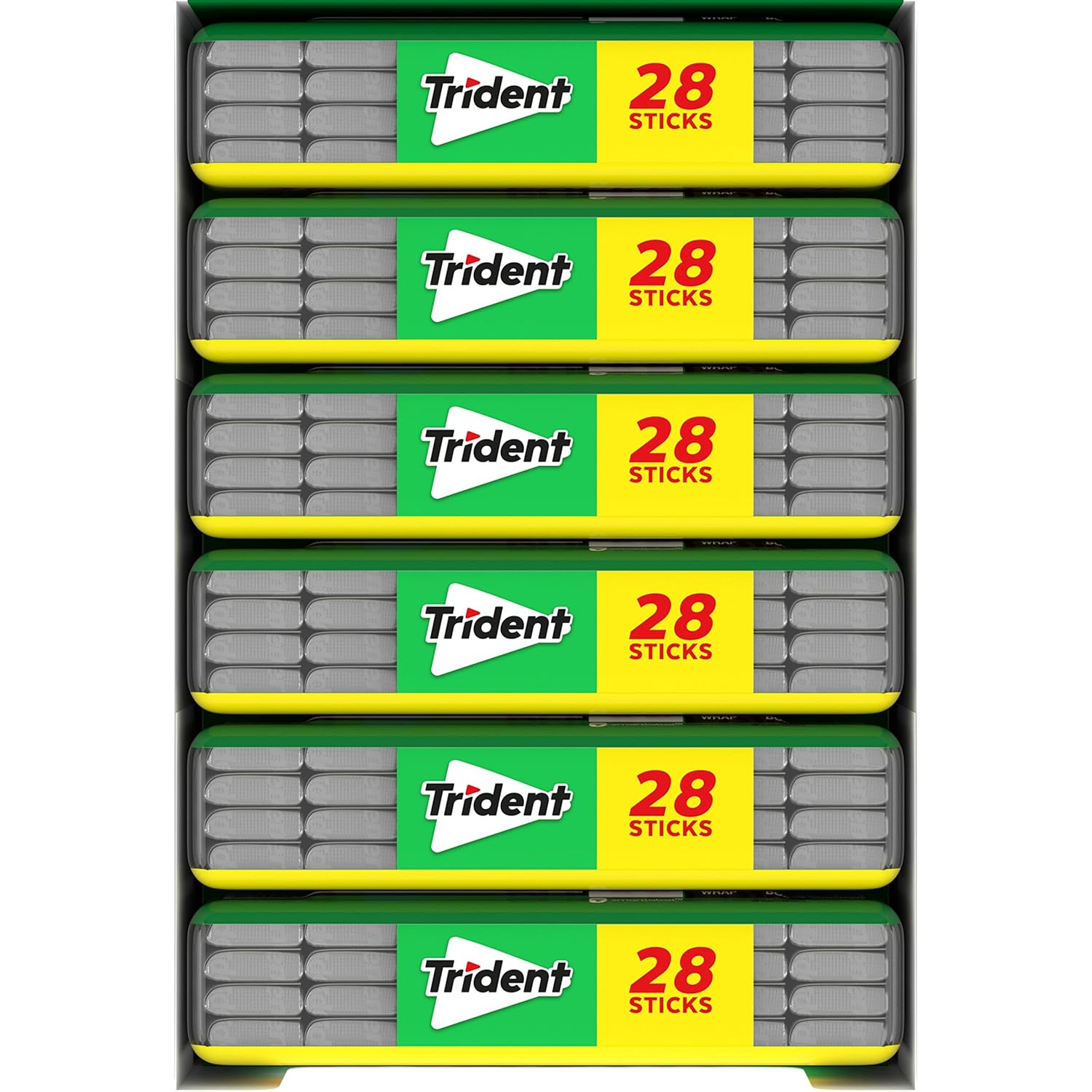 Trident Spearmint Sugar-Free Chewing Gum – Daily Oral Care Ritual with Xylitol for Cavity Protection