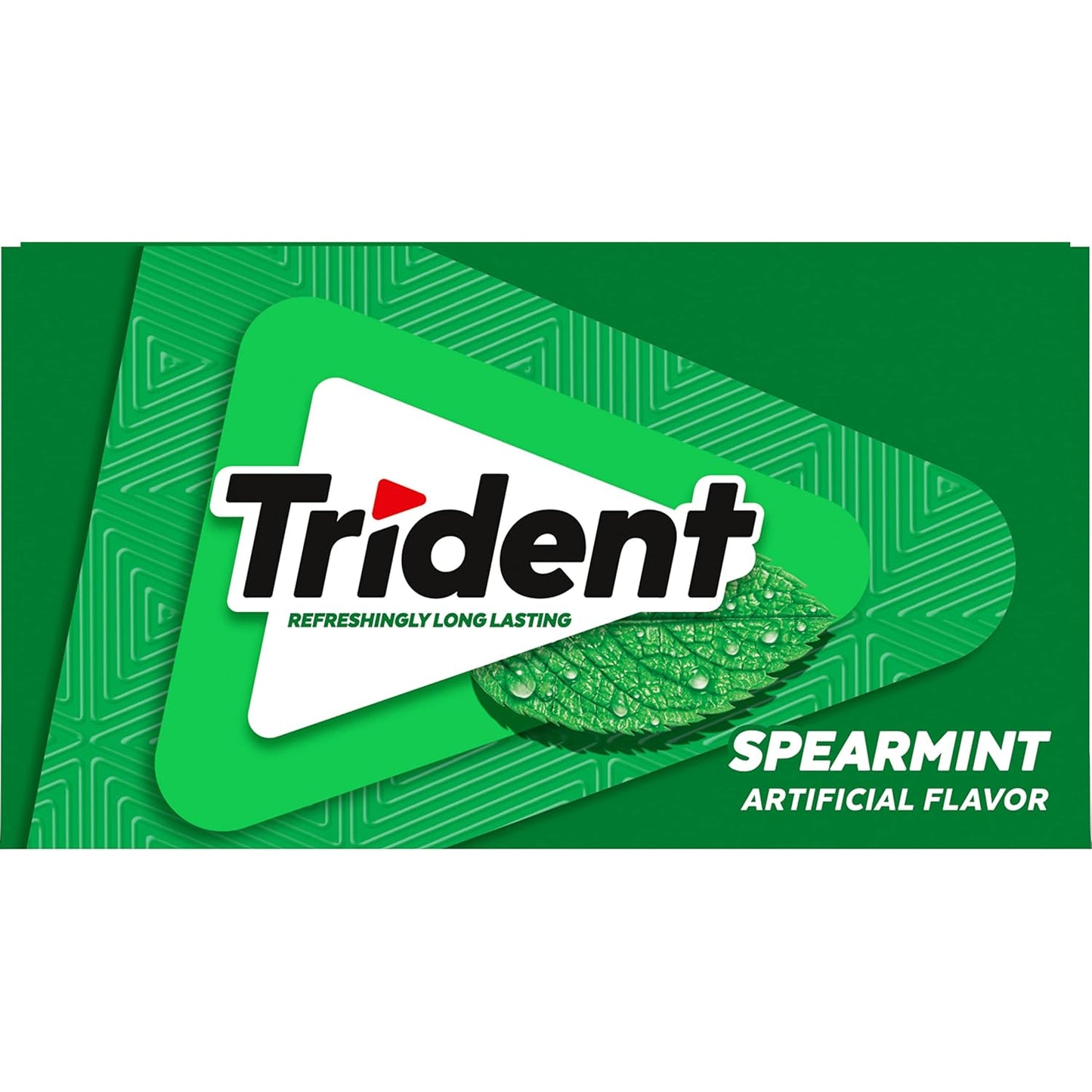 Trident Spearmint Sugar-Free Chewing Gum – Daily Oral Care Ritual with Xylitol for Cavity Protection