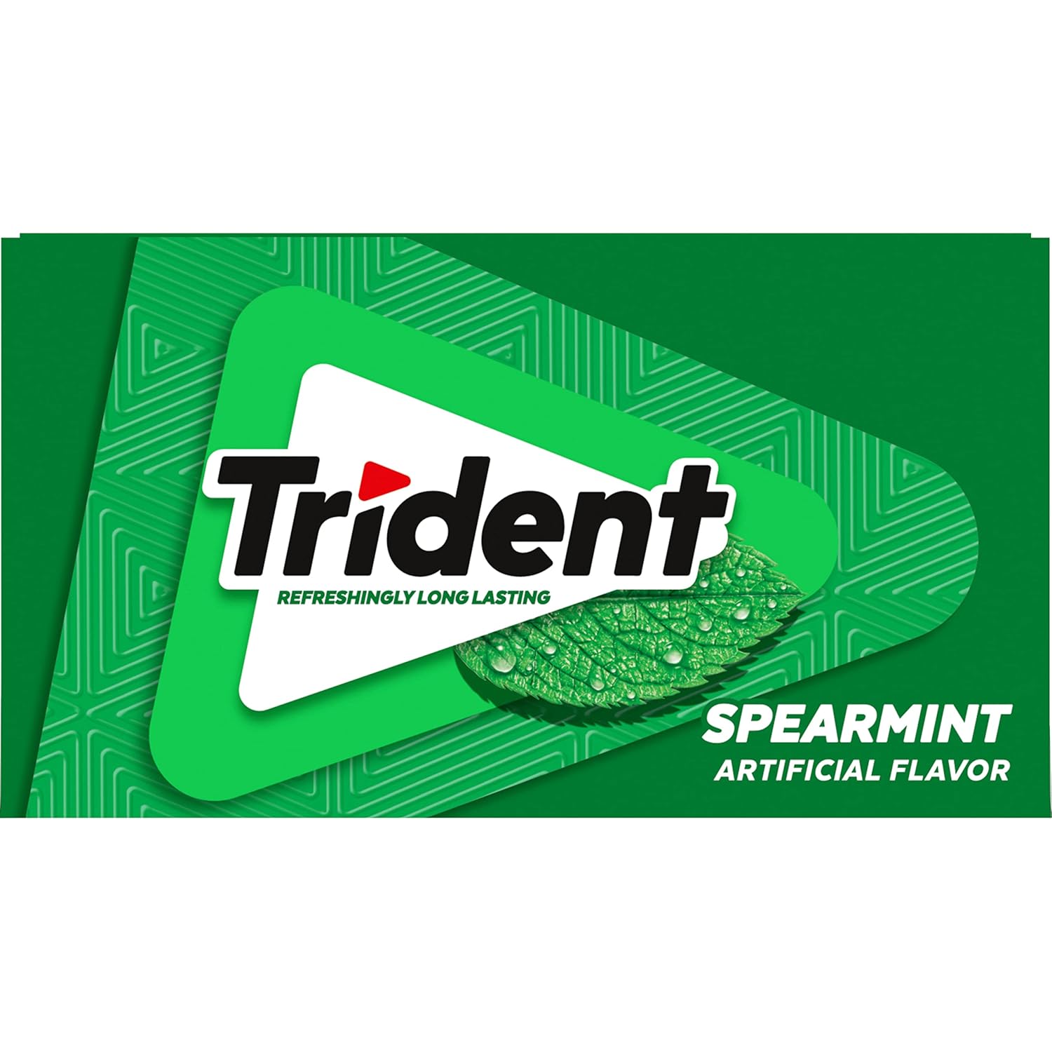 Trident Spearmint Sugar-Free Chewing Gum – Daily Oral Care Ritual with Xylitol for Cavity Protection