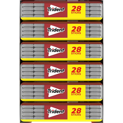 Trident Spearmint Sugar-Free Gum – School Safe Backpack Addition for Kids with ADD and ADHD