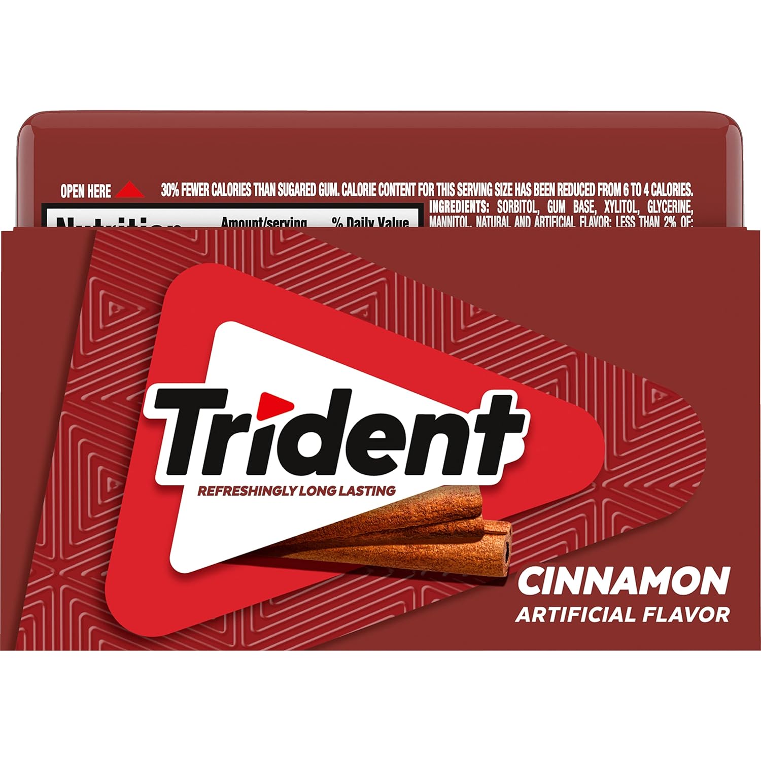 Trident Spearmint Sugar-Free Gum – School Safe Backpack Addition for Kids with ADD and ADHD