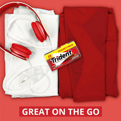 Trident Spearmint Sugar-Free Gum – School Safe Backpack Addition for Kids with ADD and ADHD