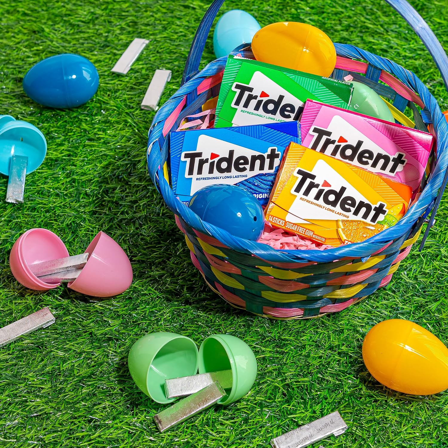 Trident Sugar-Free Chewing Gum Variety Pack – Thoughtful Birthday Gift for Her, 21 Individually Wrapped Packs