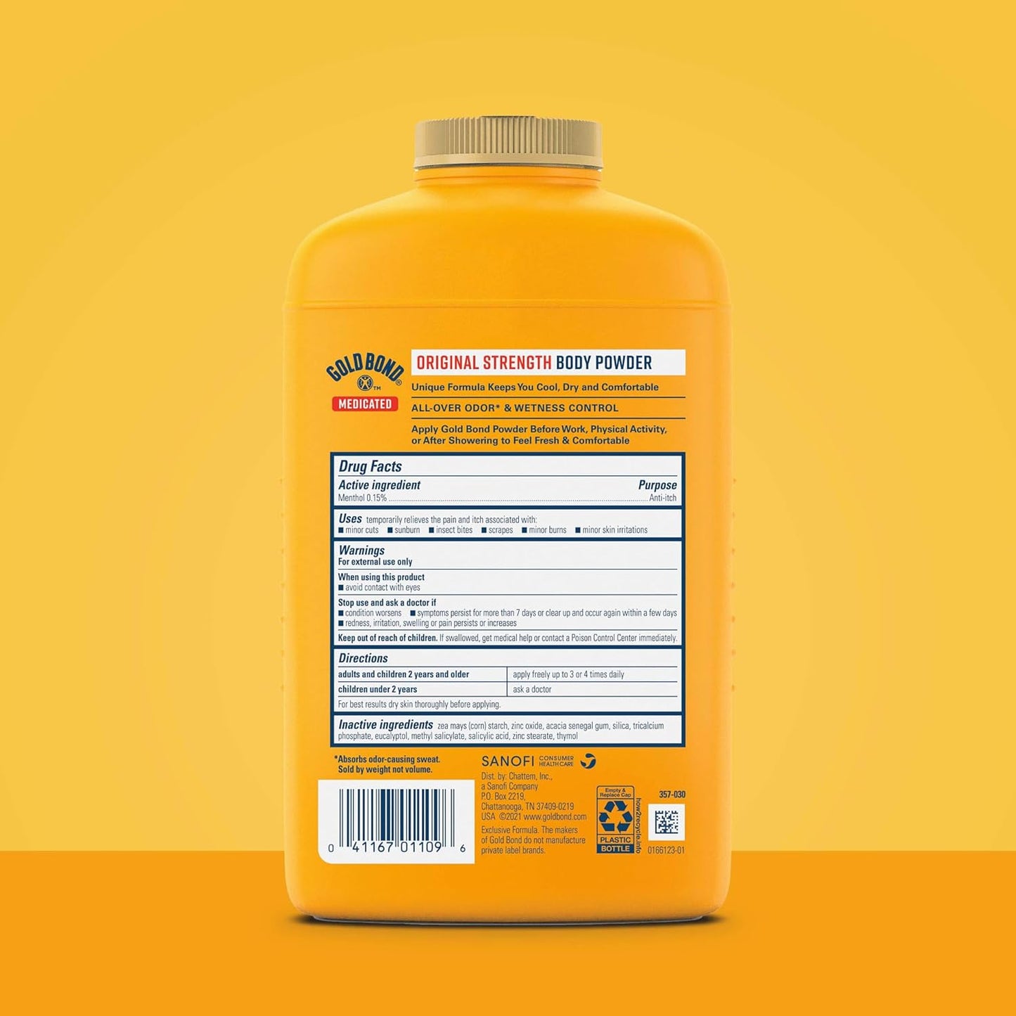 triple-action formula that cools, absorbs moisture, and relieves itch simultaneously