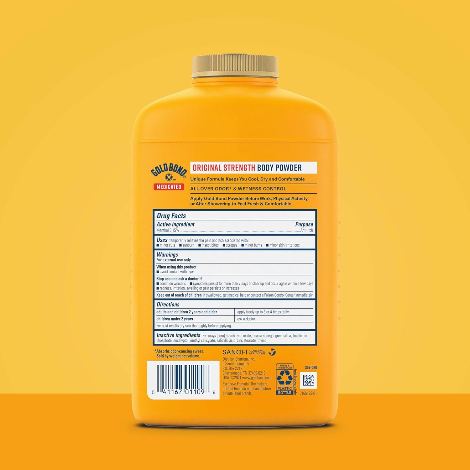 triple-action formula that cools, absorbs moisture, and relieves itch simultaneously