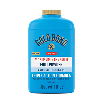 triple action medicated formula (moisture absorption, odor control, itch relief)