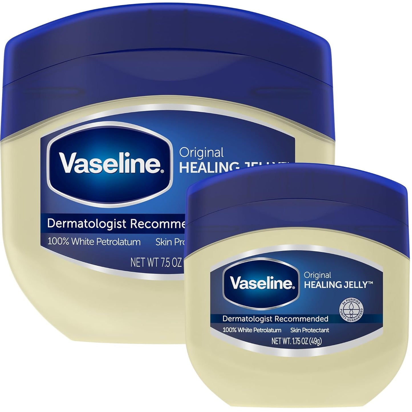 triple-purified petroleum jelly base processed to remove impurities
