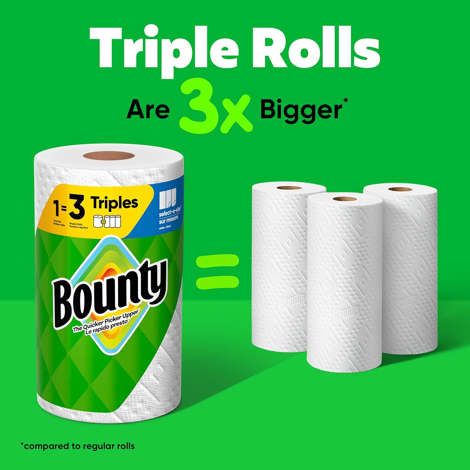 triple roll format — each roll equals 3 regular rolls (75 sheets)