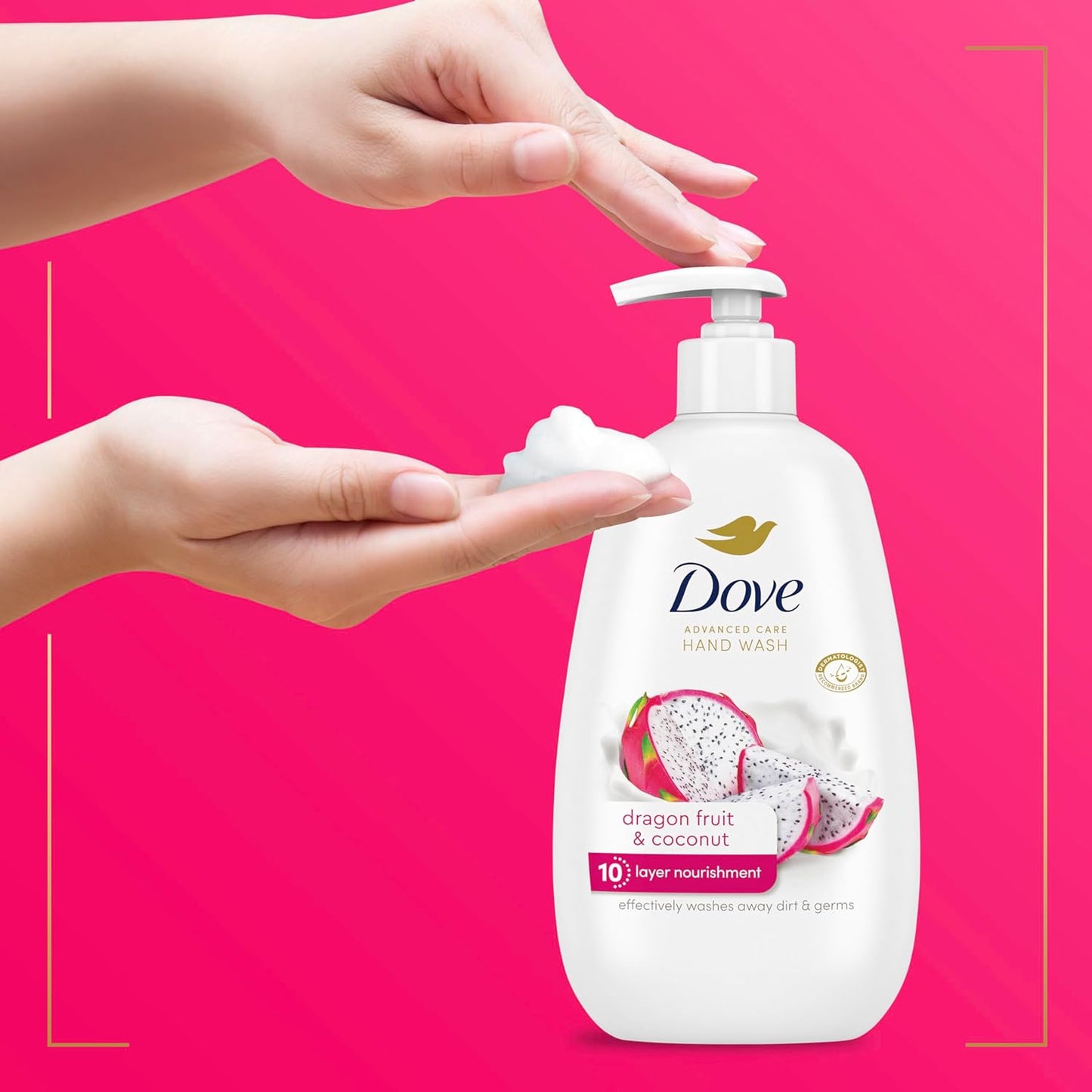 tropical dragon fruit and coconut scent with creamy undertones