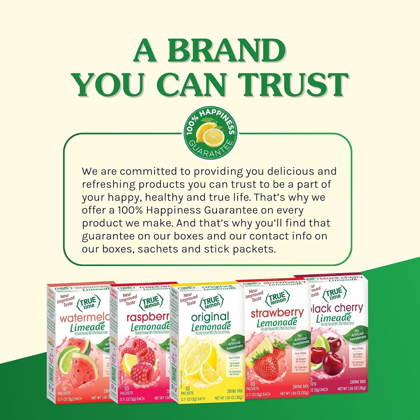 True Citrus True Lemon Strawberry Lemonade Drink Mix – Healthy Lunchbox Hydration for Kids and Parents