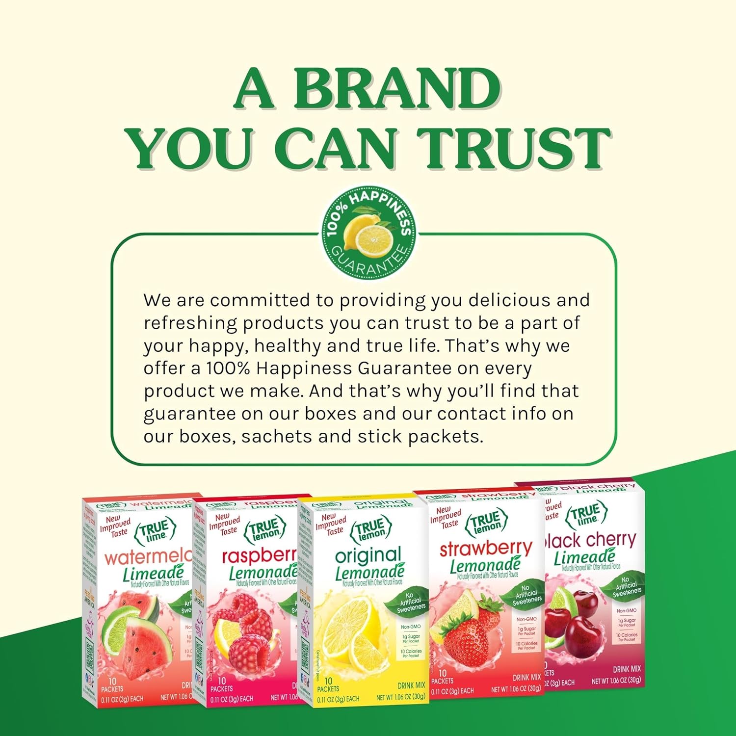 True Citrus True Lemon Strawberry Lemonade Drink Mix – Healthy Lunchbox Hydration for Kids and Parents