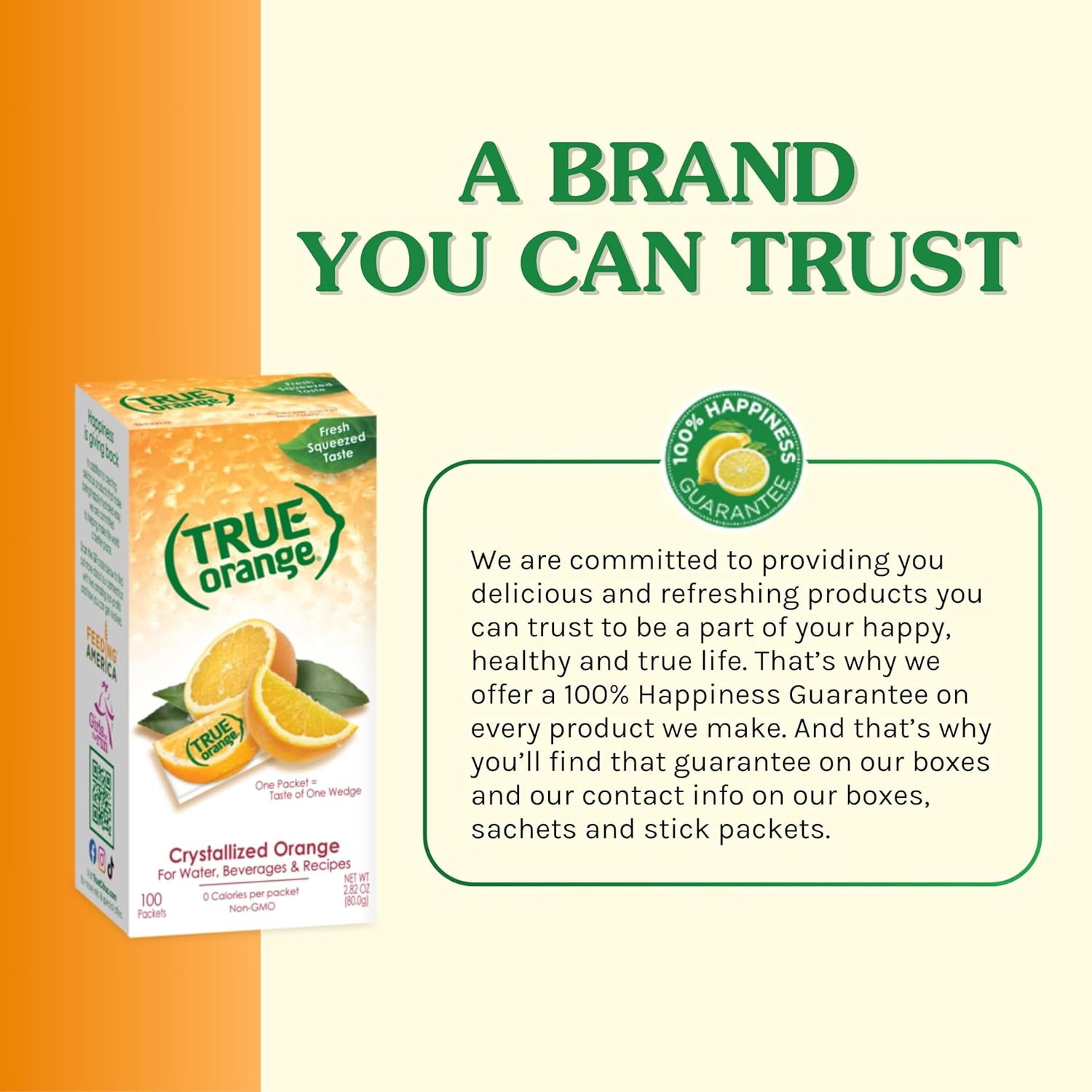 TRUE ORANGE Water Enhancer – Sugar-Free Daily Hydration for Health-Conscious Wellness Routines