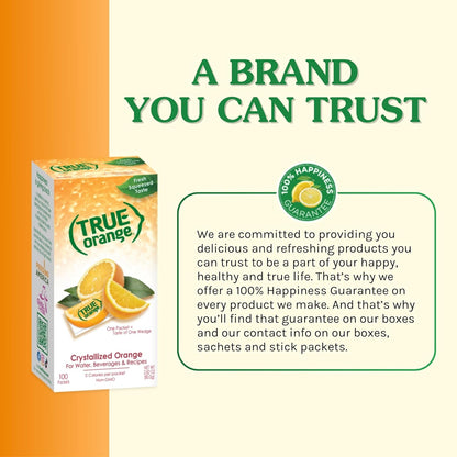 TRUE ORANGE Water Enhancer – Sugar-Free Daily Hydration for Health-Conscious Wellness Routines