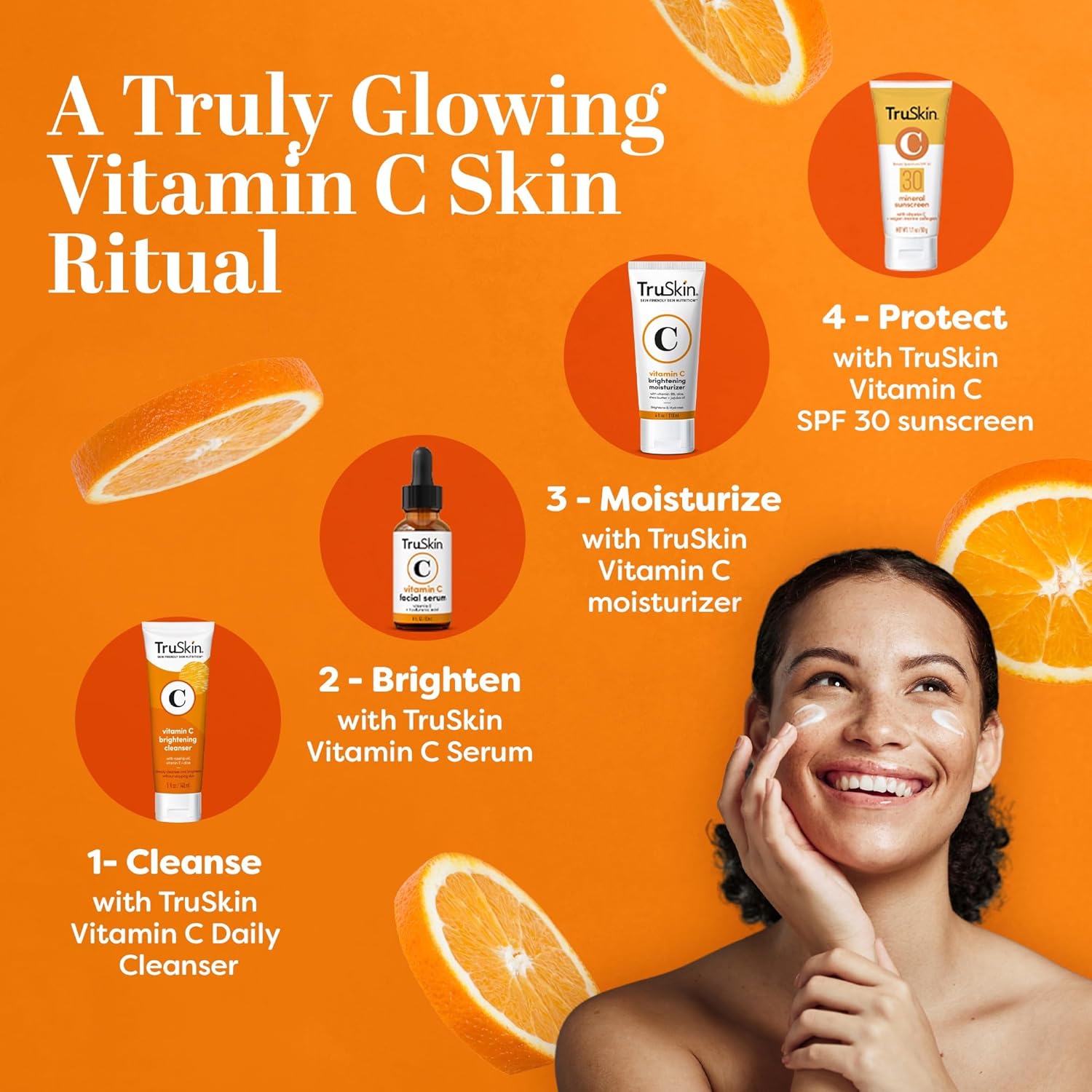 TruSkin Vitamin C Face Cream – Premium Skincare Gift for Mom & Women 30–50