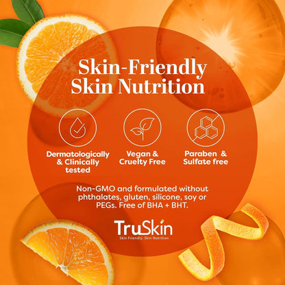 TruSkin Vitamin C Serum – Clean, Unscented Anti-Aging Formula for Effortless Skincare