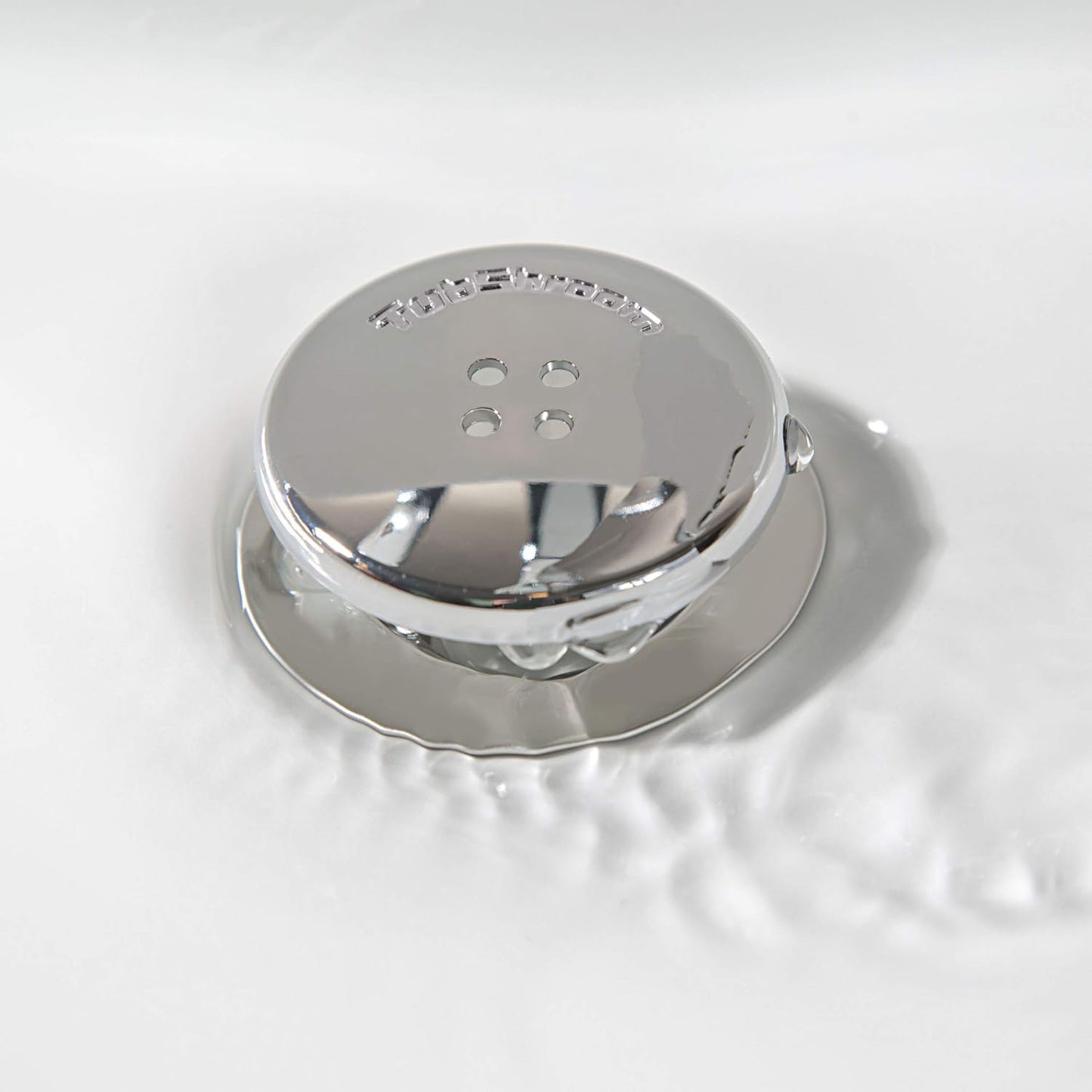 TubShroom Chemical-Free Drain Hair Catcher for Family Bathrooms - Safer Alternative to Drano Around Kids and Pets