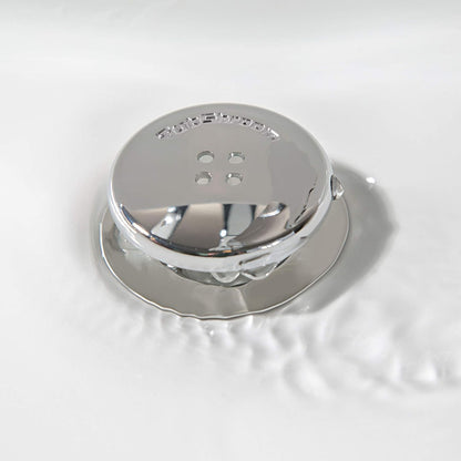 TubShroom Chemical-Free Drain Hair Catcher for Family Bathrooms - Safer Alternative to Drano Around Kids and Pets