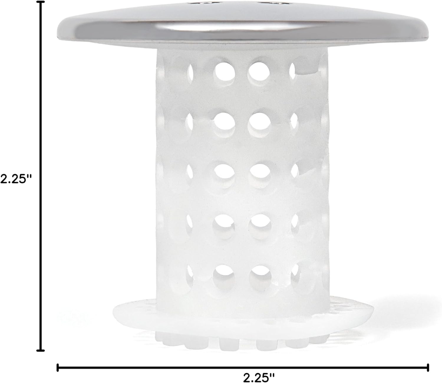 TubShroom Chemical-Free Drain Hair Catcher for Family Bathrooms - Safer Alternative to Drano Around Kids and Pets