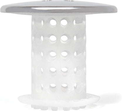 TubShroom Chemical-Free Drain Hair Catcher for Family Bathrooms - Safer Alternative to Drano Around Kids and Pets