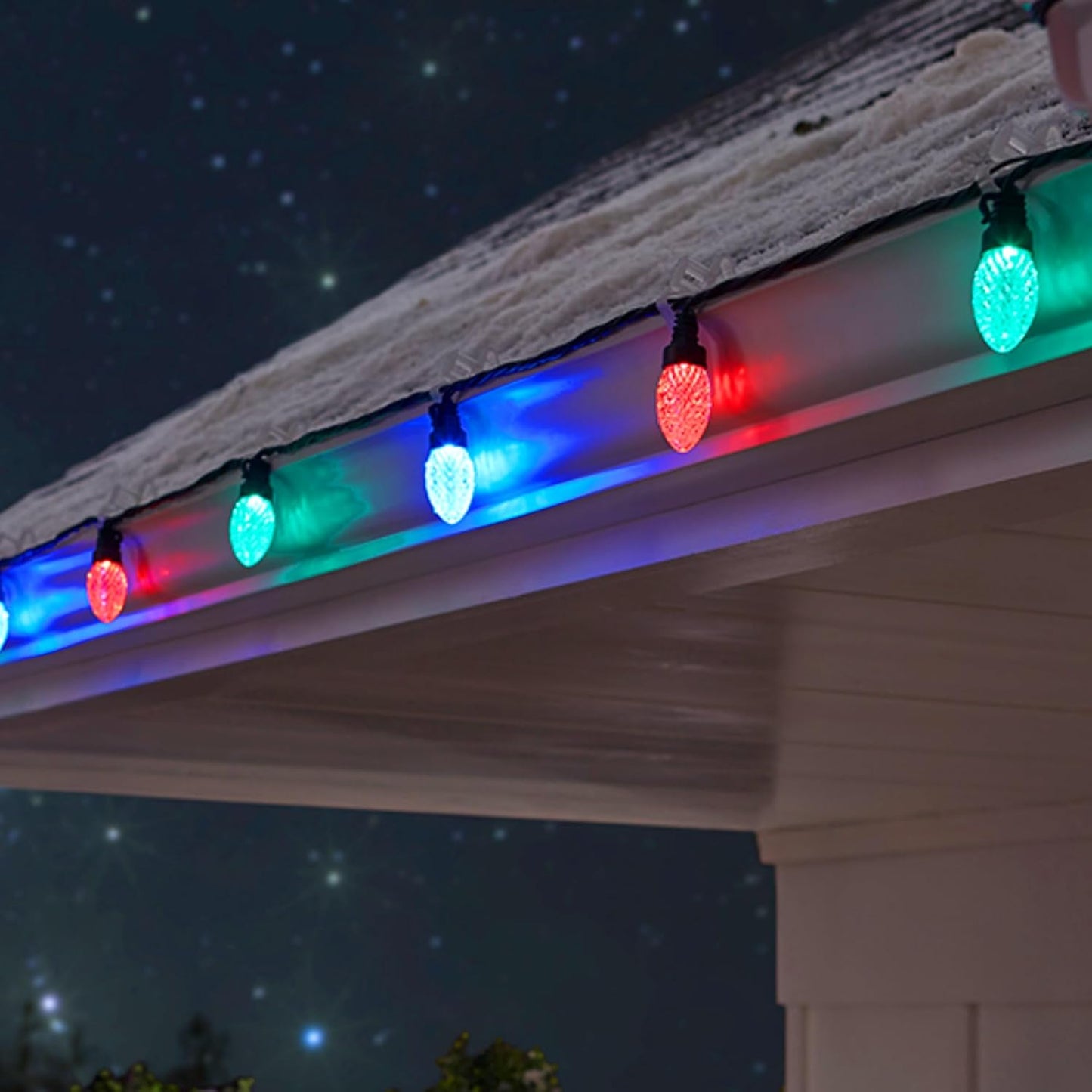 TW SHINE C9 Cool-Touch Christmas Lights – 29V Low Voltage Safe for Indoor Use Around Kids and Pets