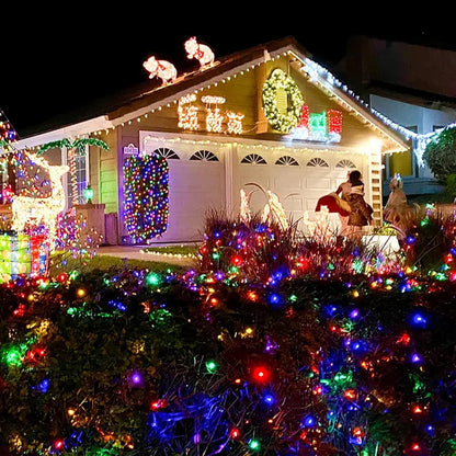 TW SHINE Christmas String Lights – UL-Certified Indoor Mini Lights with Low-Voltage 2.5V Bulbs, Safe Around Kids and Pets