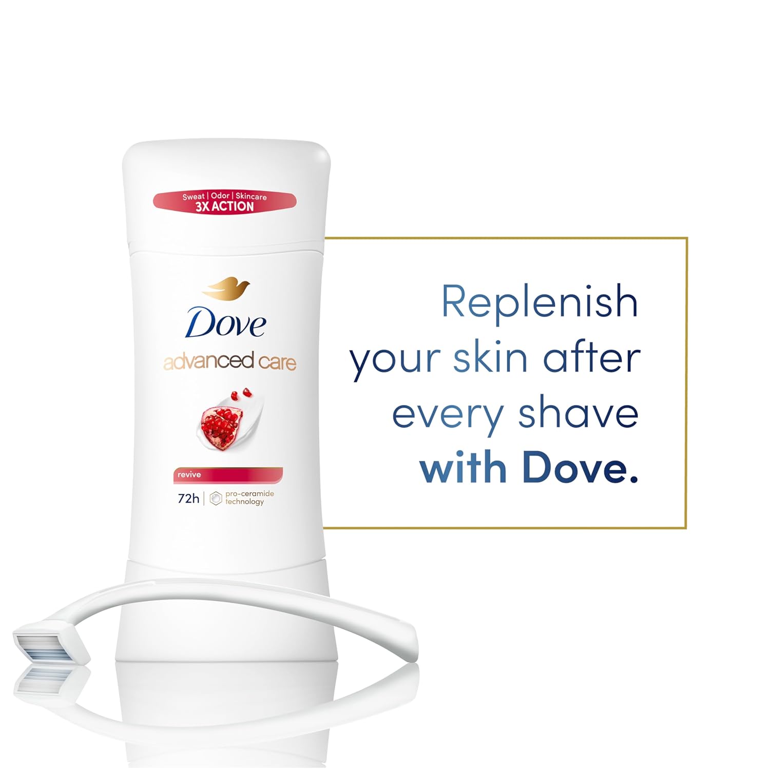 twin pack of two 2.6 oz stick deodorants