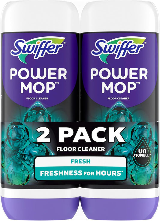 two 25.3 fl oz bottles of pre-mixed liquid floor cleaning solution