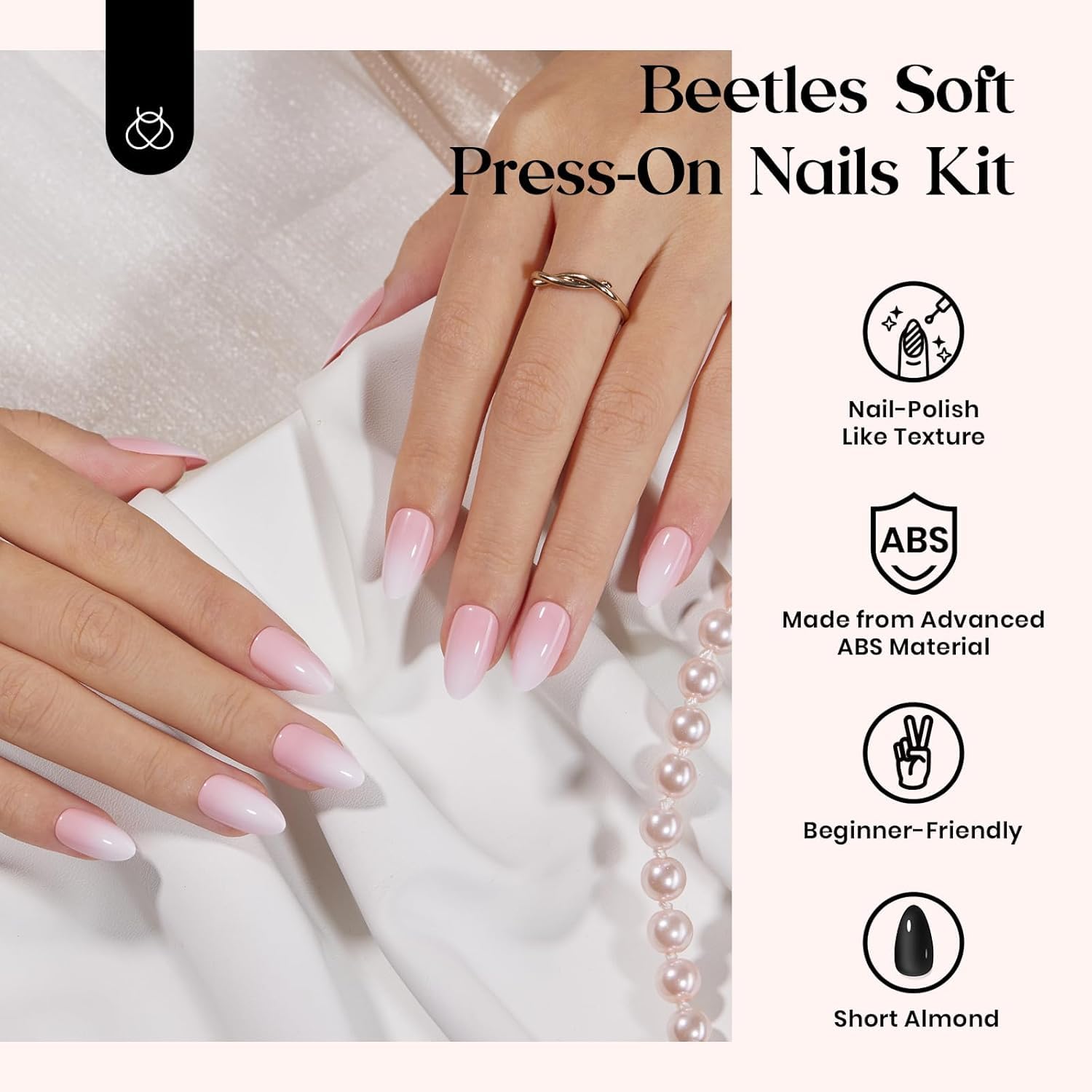 two application systems: 10g quick-drying nail glue plus 5 sheets (120pcs) of jelly adhesive tabs