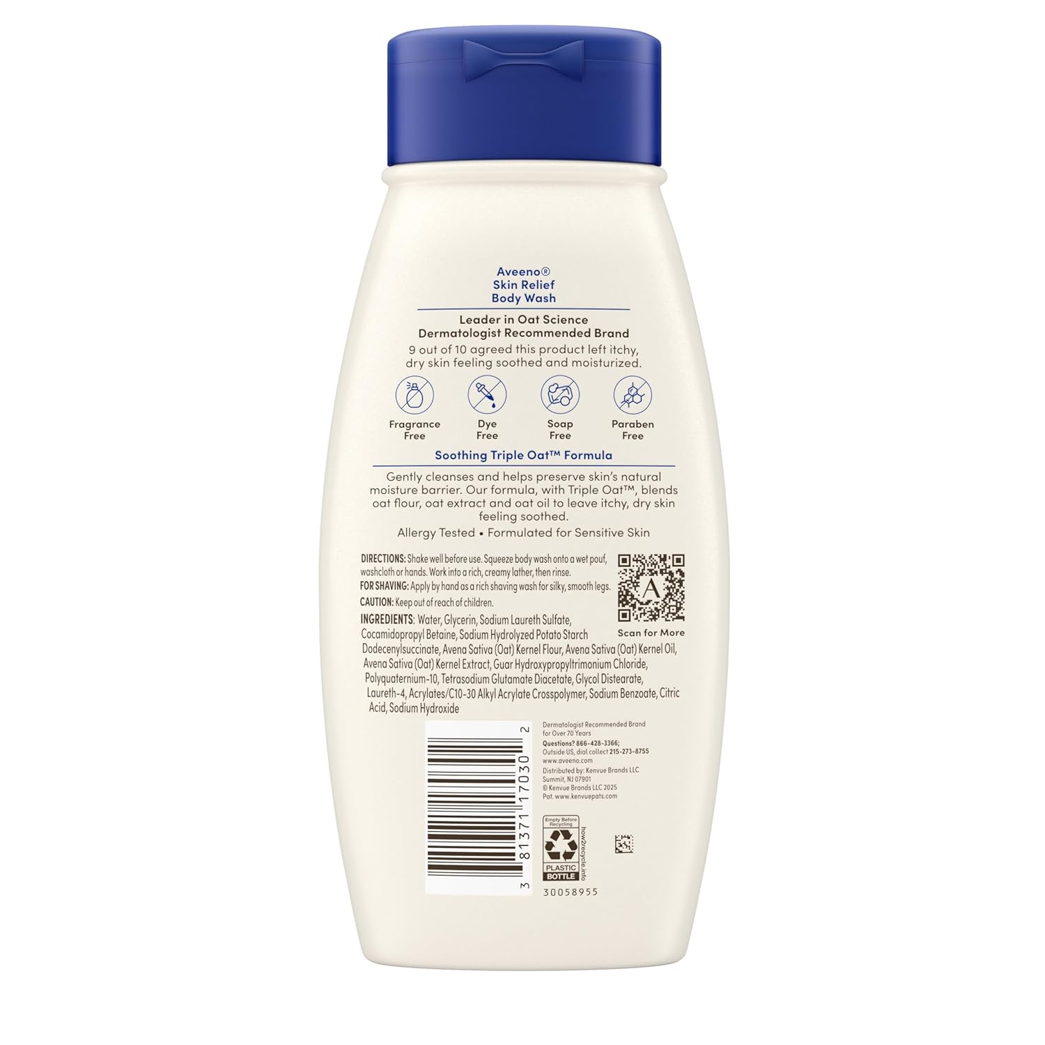 two available sizes: 12 fl oz and 18 fl oz bottles