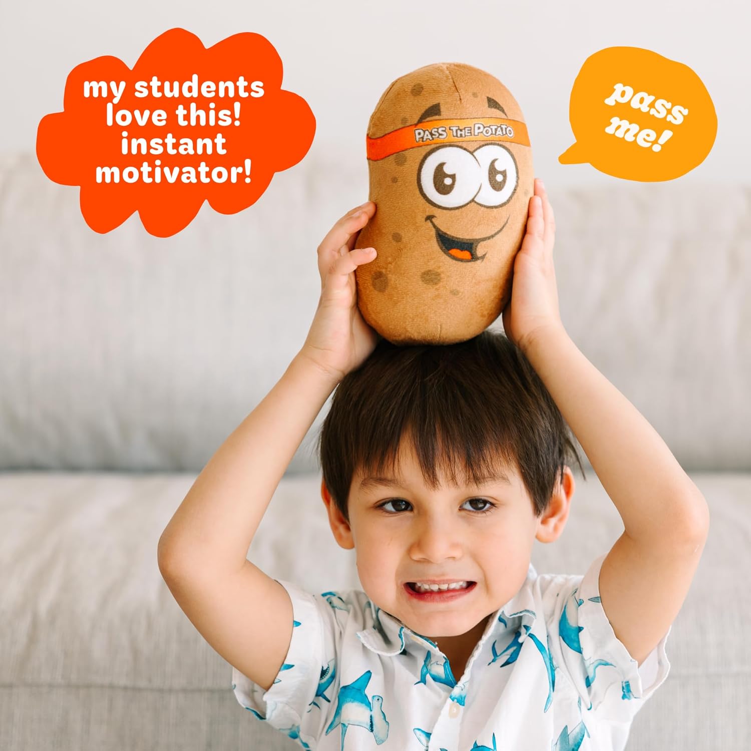 two character variants: classic potato and sweet potato for collectability or sibling choice