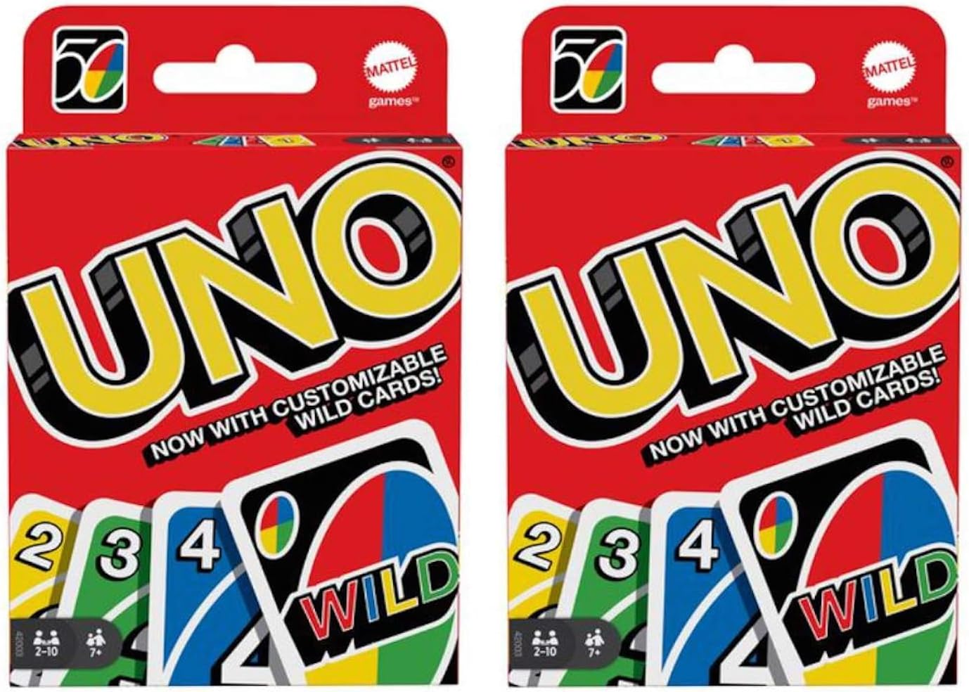 two complete uno card decks in one package