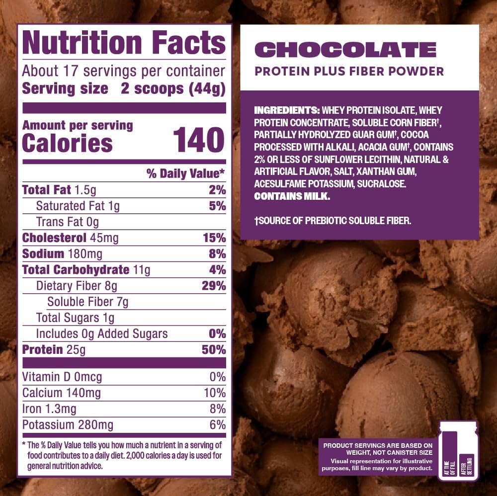 two flavor options (chocolate and vanilla) to suit taste preferences