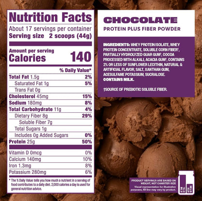 two flavor options (chocolate and vanilla) to suit taste preferences