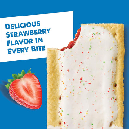 two flavor options: frosted cherry and frosted strawberry