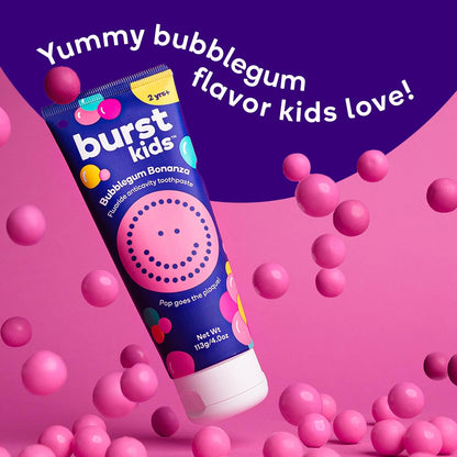 two flavor variants: bubblegum and marshmallow to suit different kid preferences