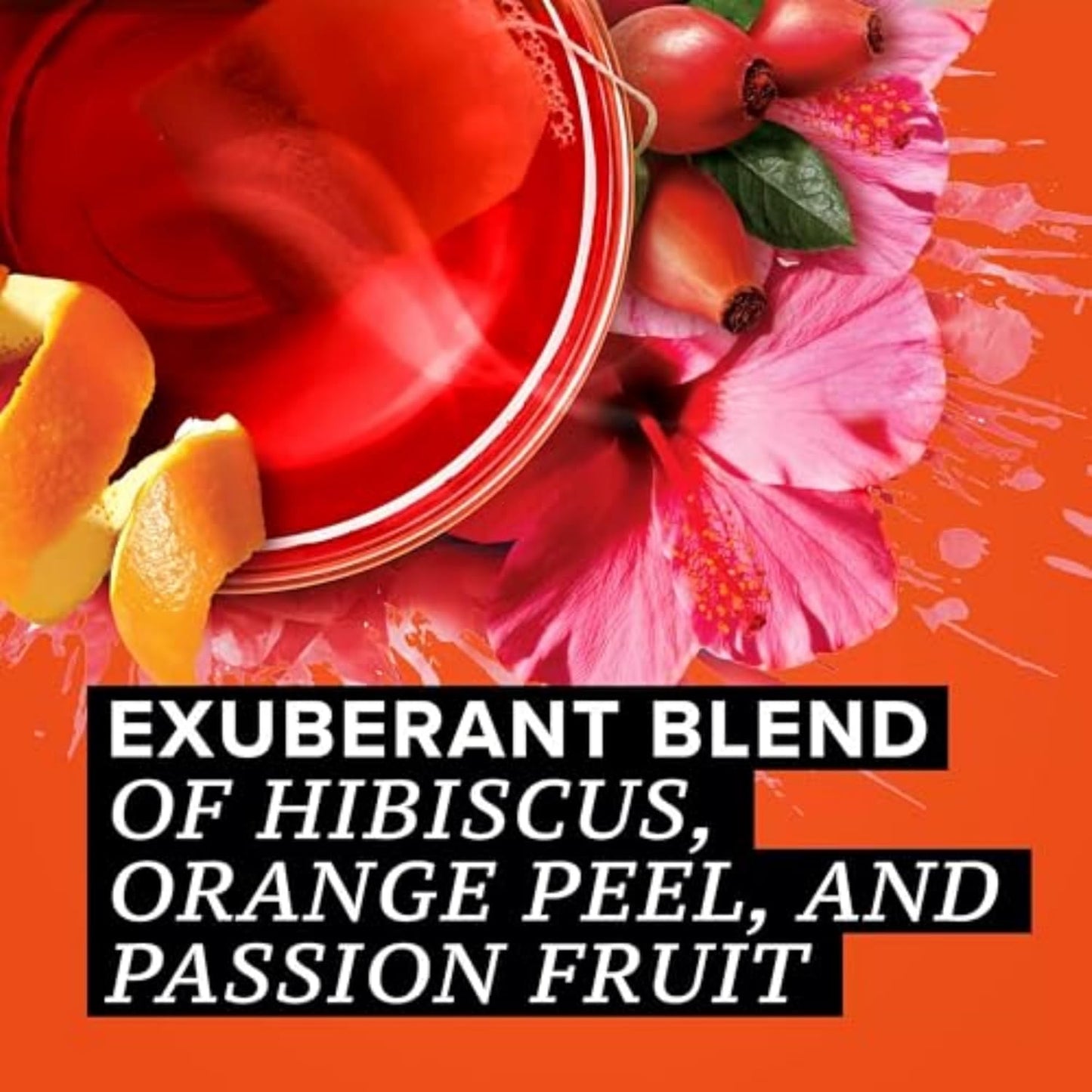 two flavor variants in the line: passion (tropical) and wild sweet orange (citrus)