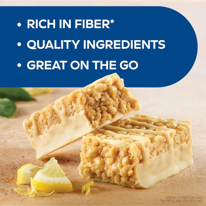 two flavor variants in the product line: lemon bar and caramel chocolate nut roll