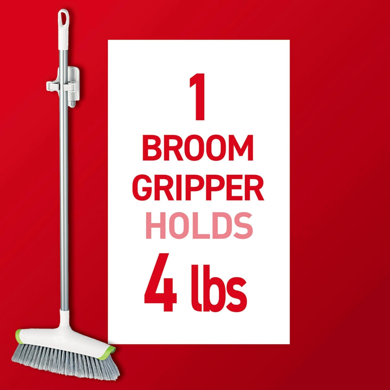 two-gripper pack with four adhesive strips included