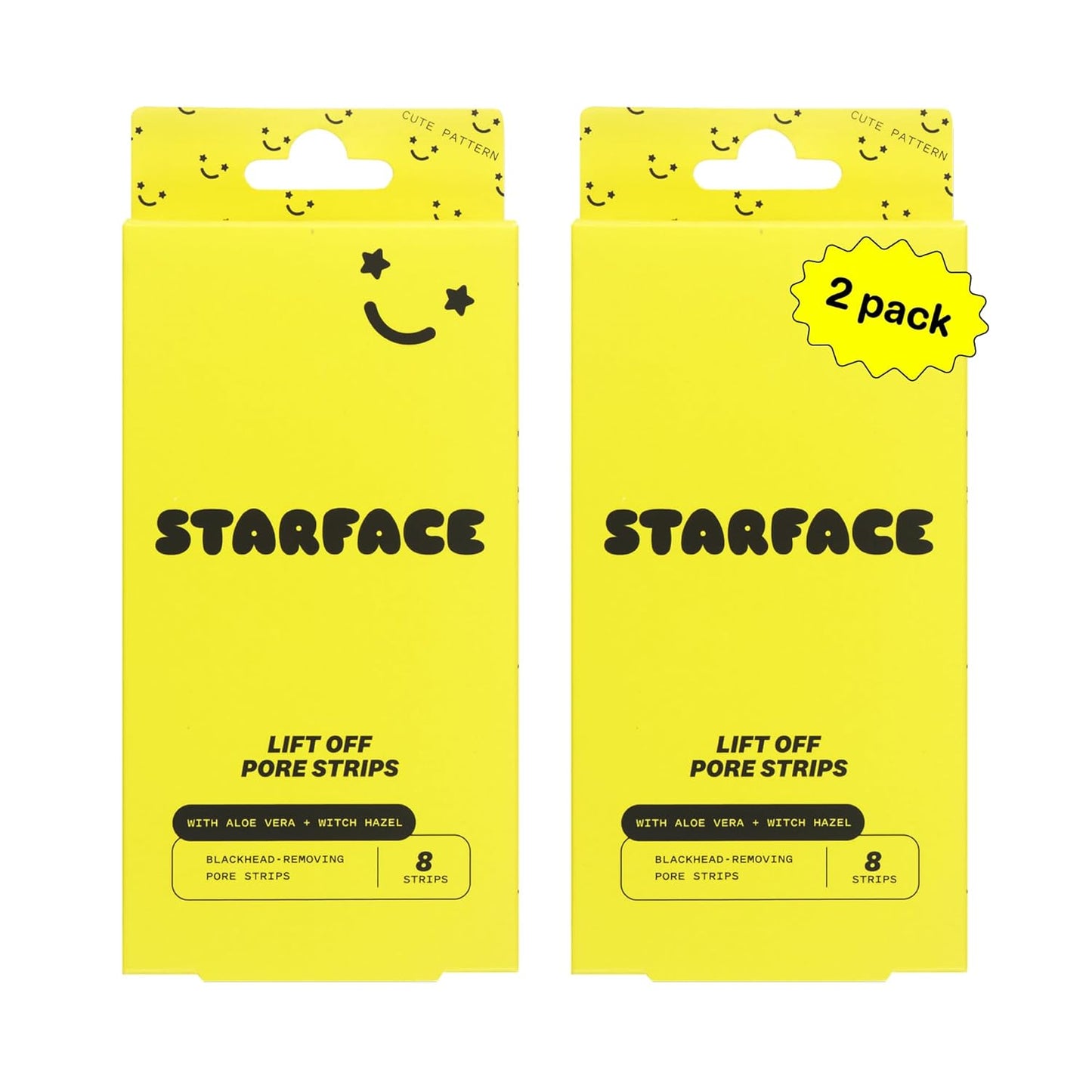 two-pack bundle containing 16 pore strips total (8 per pack)