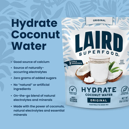 two product formats: 8 oz bulk bag and 0.3 oz stick pack multi-packs for portability