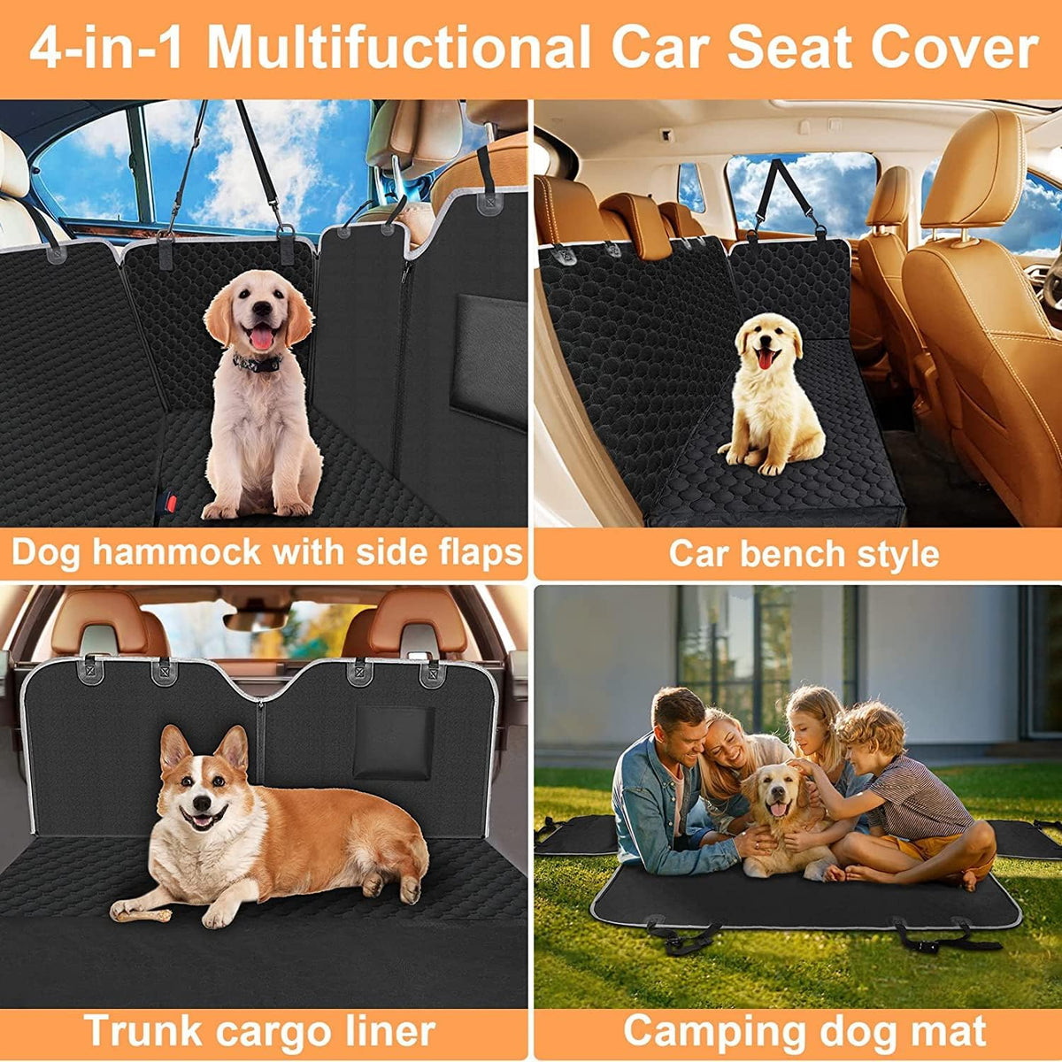 two side flaps to protect car doors from scratching and biting