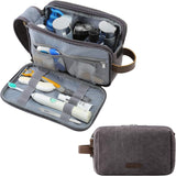 BAGSMART Canvas Toiletry Bag – Thoughtful Birthday Gift for Men, Weekend Travel Dopp Kit