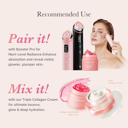two size options (1.69 fl oz starter/travel size and 3.71 fl oz full size) within the collagen line