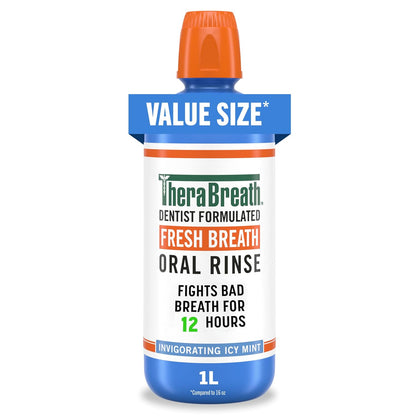 two size options: 33.8 fl oz (1 liter) value size and 3.38 fl oz (pack of 2) trial/travel size